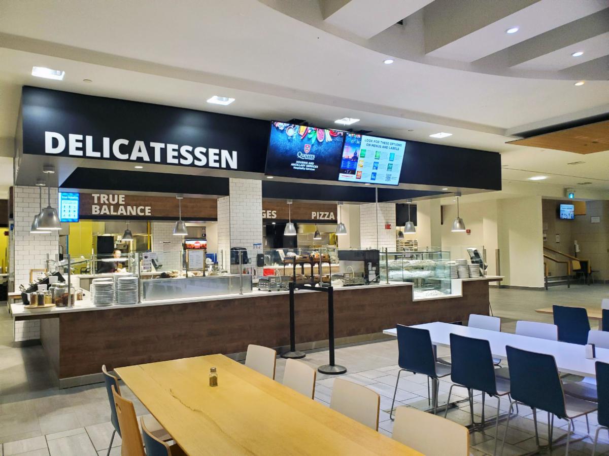 Leonard Dining Hall Delicatessen station