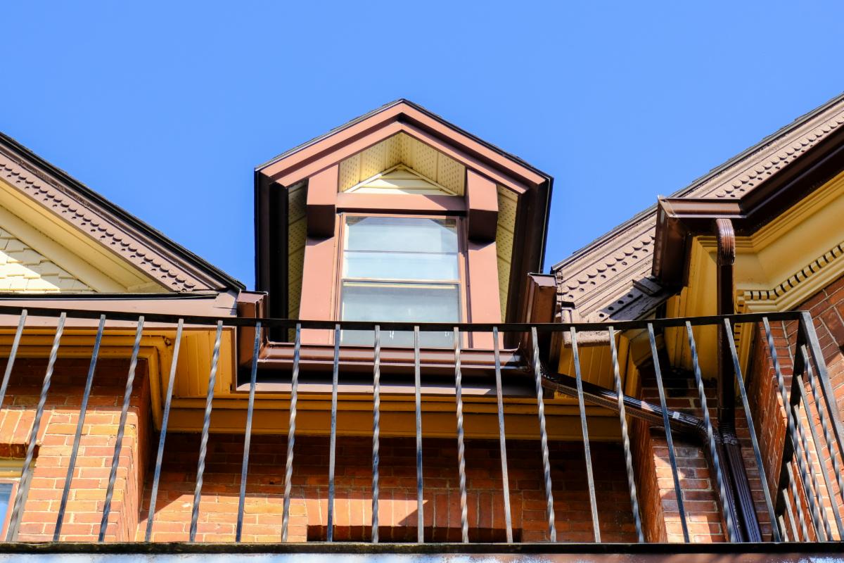 Community Housing Office exterior window