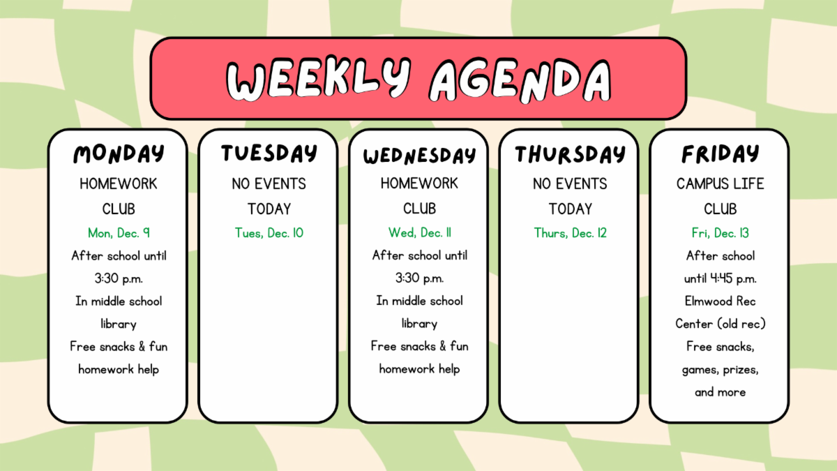 Campus Life Weekly Update