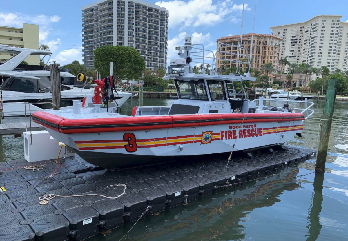 New Boca Raton Fire Rescue boat