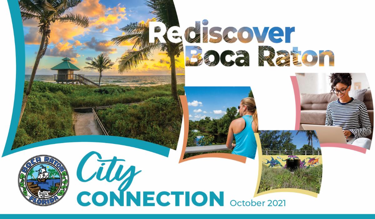Rediscover Boca Raton. City of Boca Raton City Connection October 2021