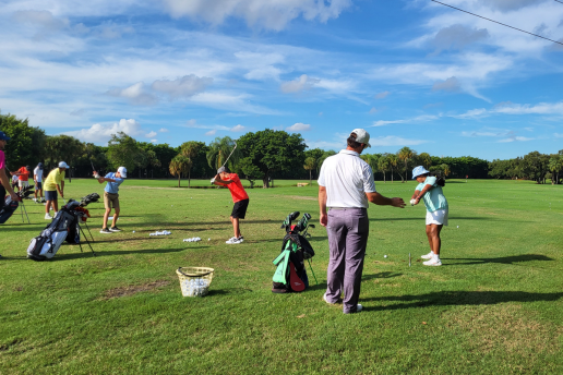 Youth golf league.