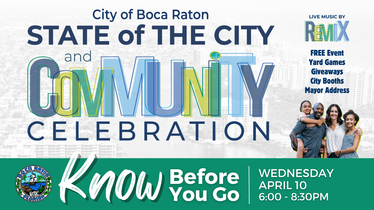 Know Before You Go the State of the City and Community Celebration, April 10