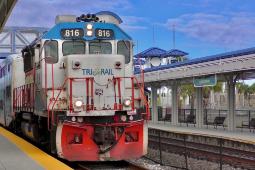 TriRail train in Boca Raton