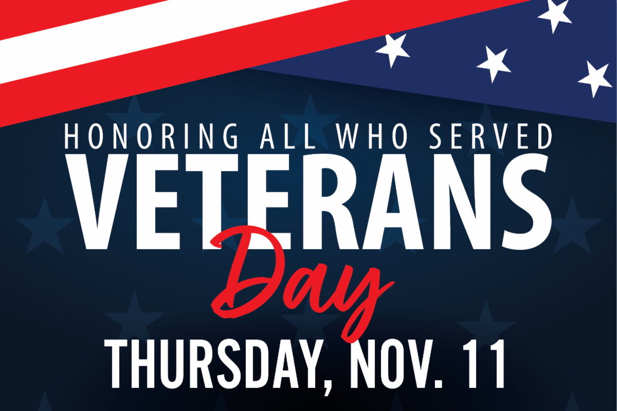 honoring all who served. Veterans Day November 11
