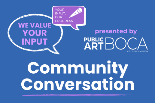 Public Art Boca - Community Conversation