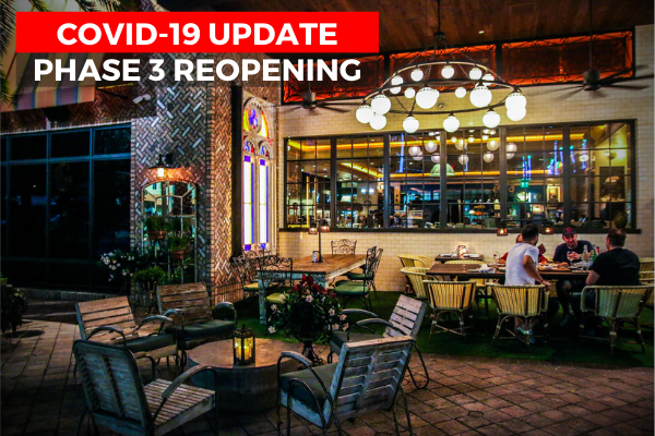 COVID-19 Update Phase 3 Reopening