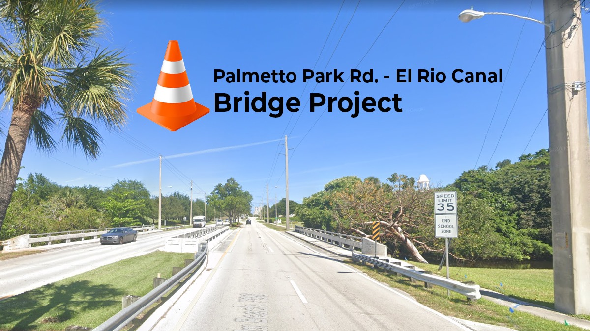 Palmetto Park Rd El Rio Canal Bridge Project
