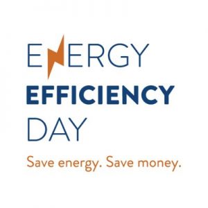 energy efficiency day. Save energy. Save money.