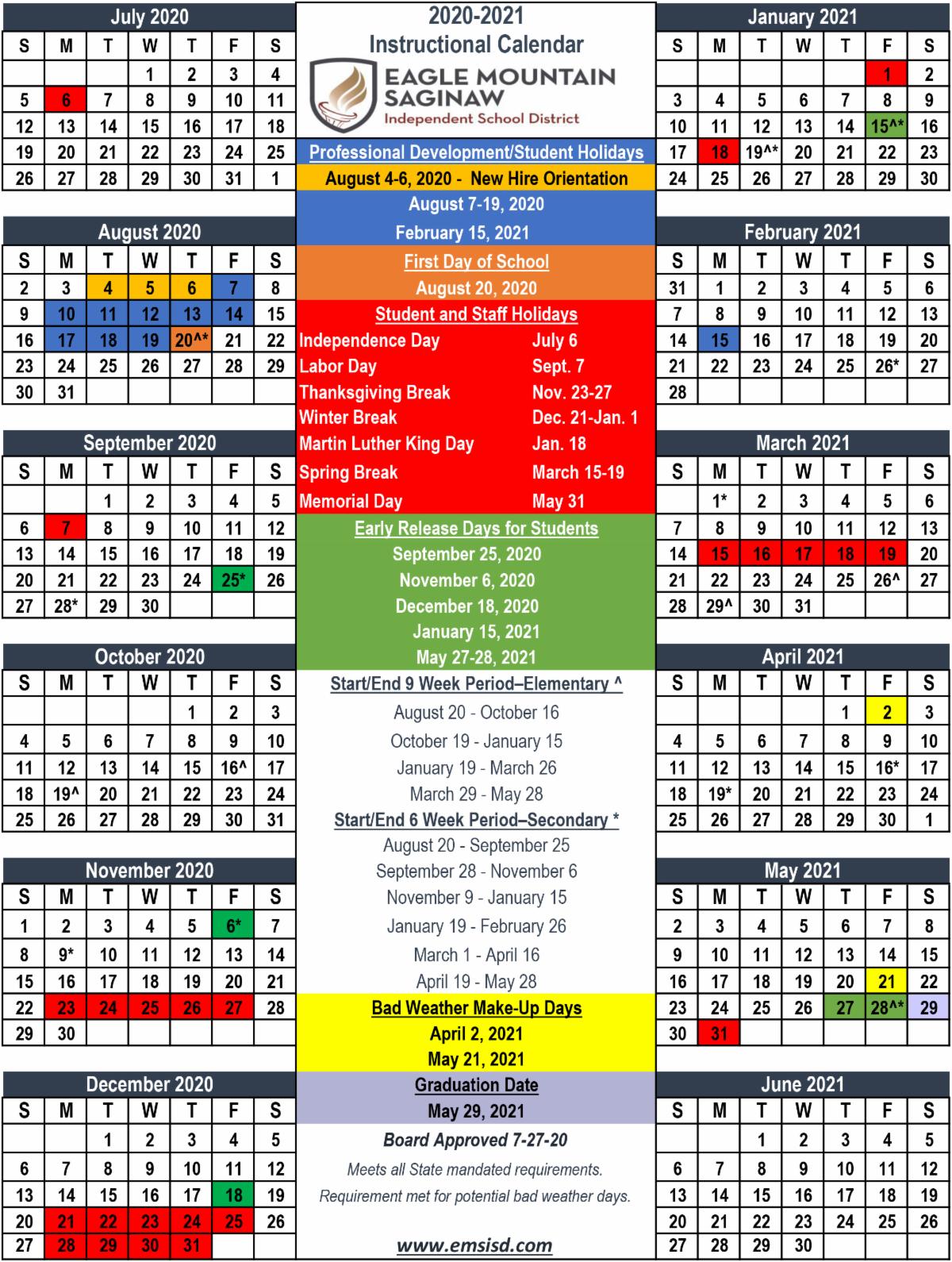 Ems Isd Calendar Jobie Lynelle