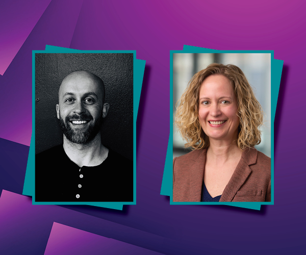 Photos of two new Creative Arts Faculty members