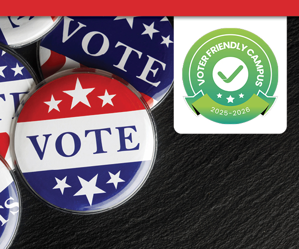 Voter Friendly Campus badge 2025-2026