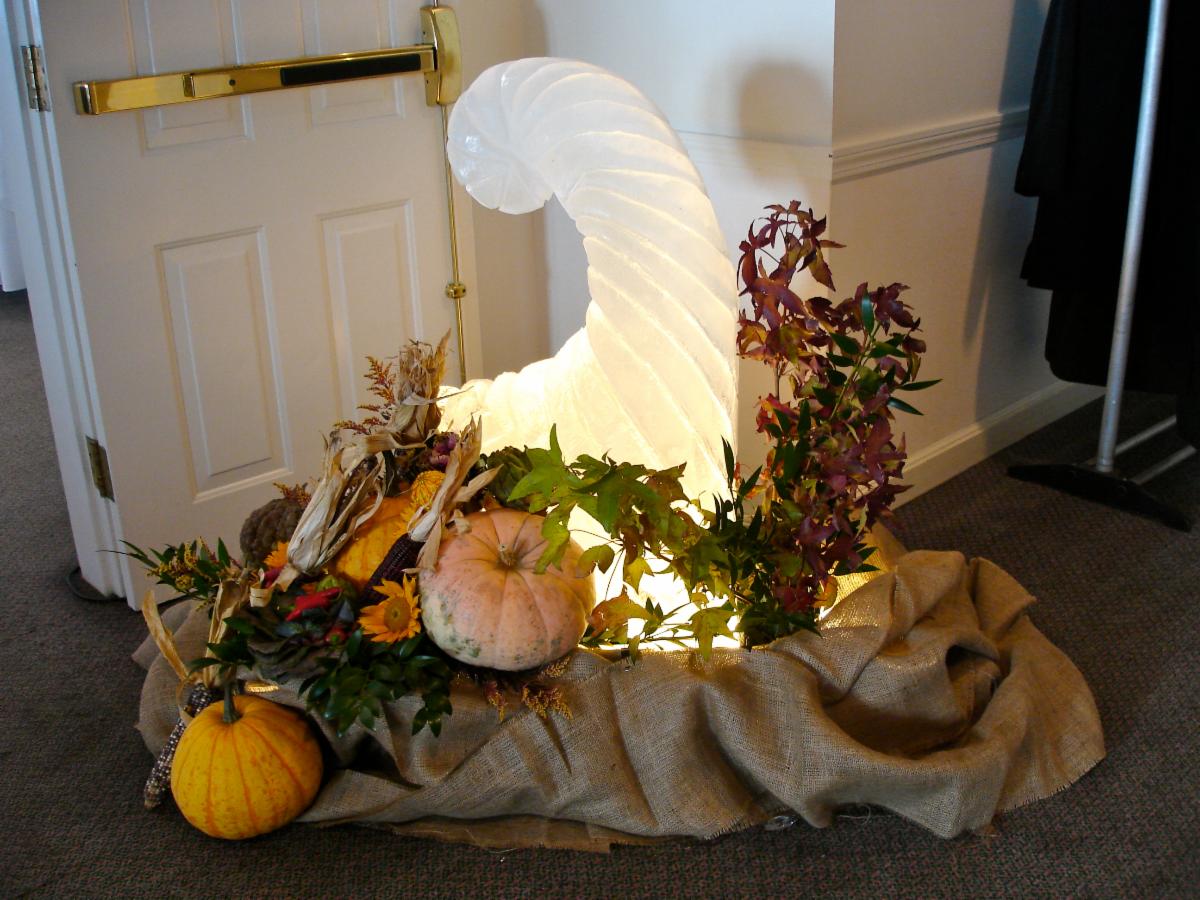 ice carving thanksgiving