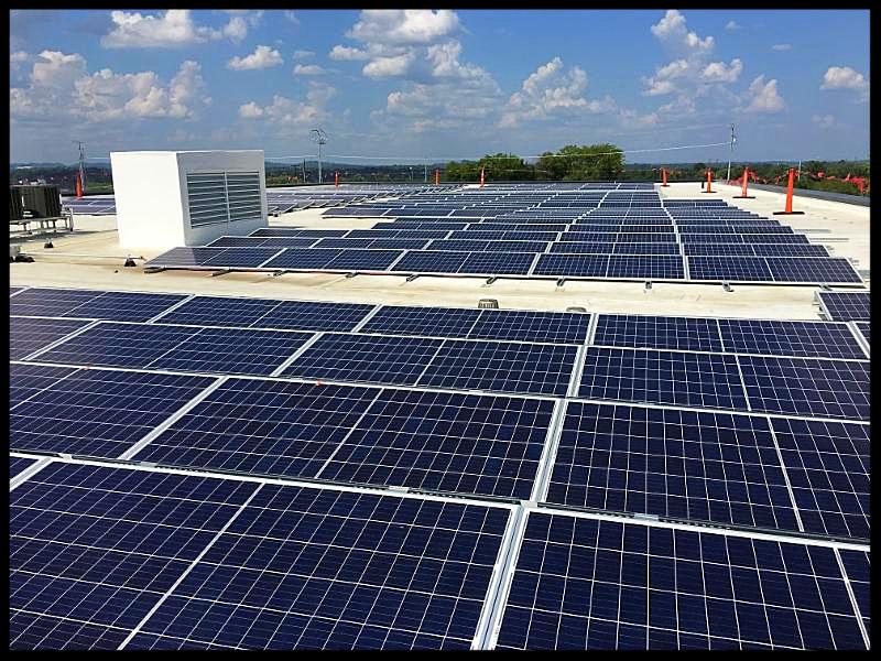 LightWave Solar installation at MNPD in Nashville TN