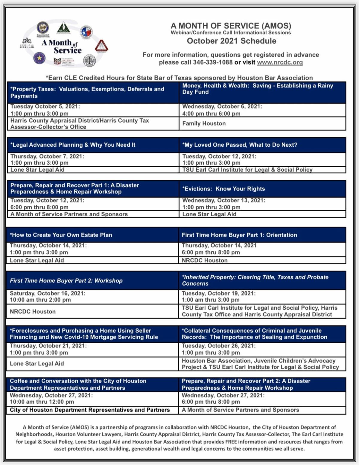 District D Newsletter October 2021