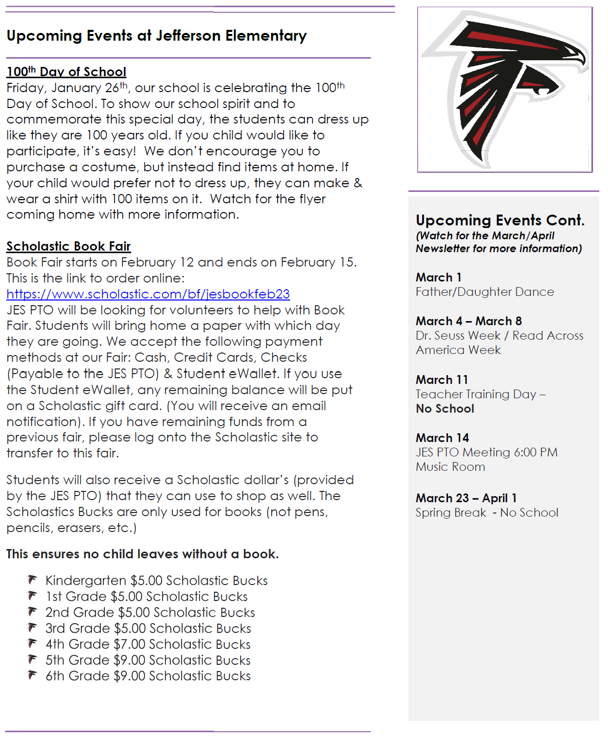 jefferson-elementary-pto-newsletter