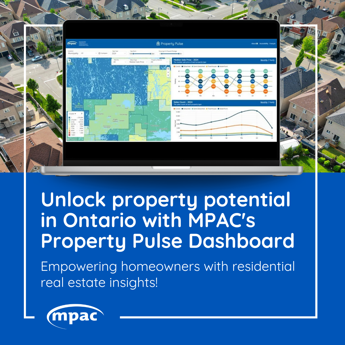 graphic of MPAC's Property Pulse Dashboard