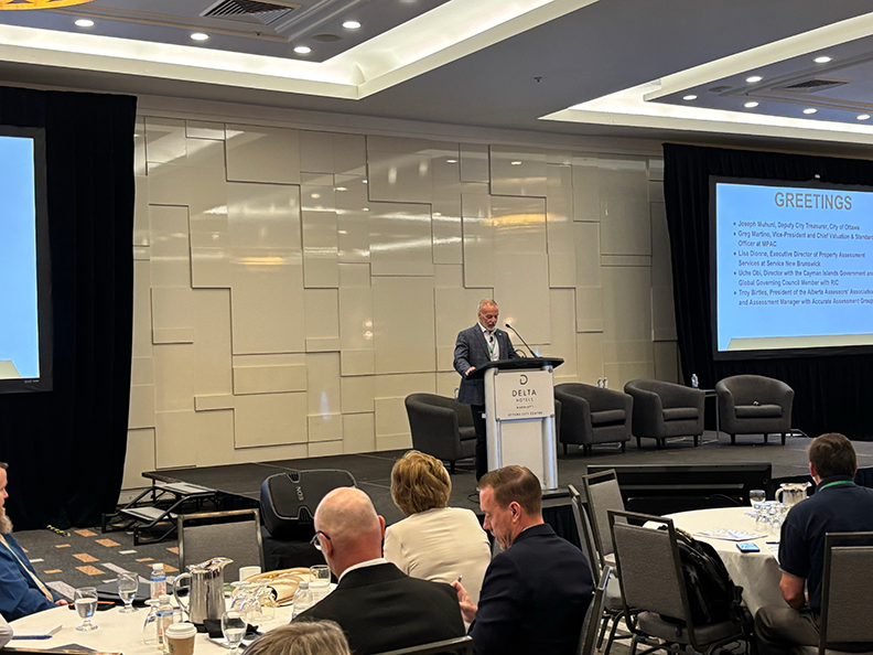 photo of Greg Martino at nstitute of Municipal Assessors (IMA) Annual Conference 