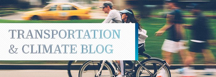 Transportation and Climate Blog header image and title