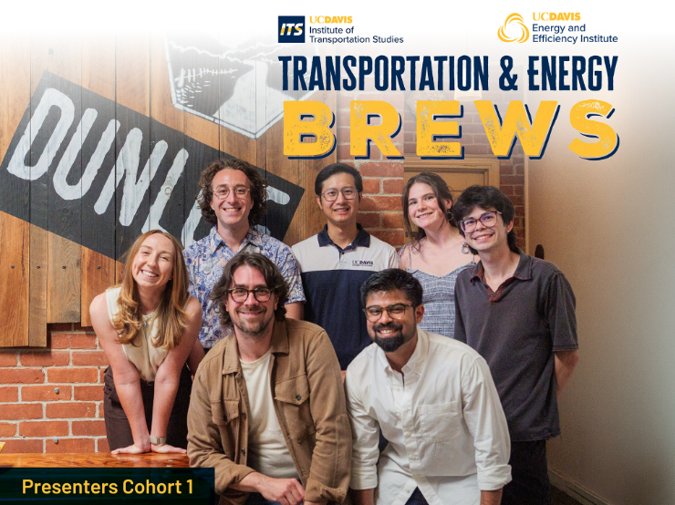 Students who presented at the first Transportation & Energy Brews