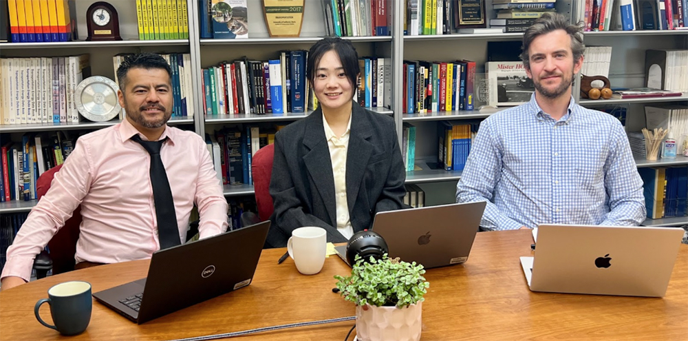 JC Sanchez - Lu Dong - Scott Hardman during an EV Center webinar