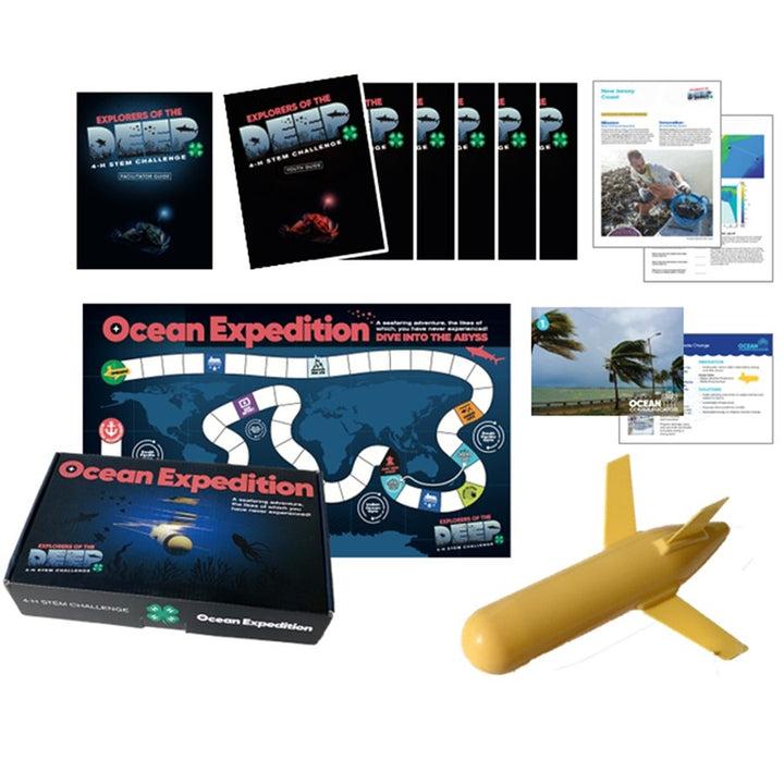 Explorers of the Deep kit components