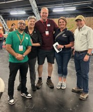 L-R: Mr. Diego Mariscal, 4-H Regional Program Coordinator; Dr. Glenda Humiston, Vice President UC ANR; Dr. Steven Worker, 4-H Academic Advisor, Ms. Lauren Cartwright, Cooperative Extension Area Director, and Mr. Chris Coursey, Sonoma County Third District Supervisor.