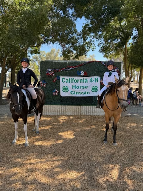Two youth on horses 2026 Horse Classic