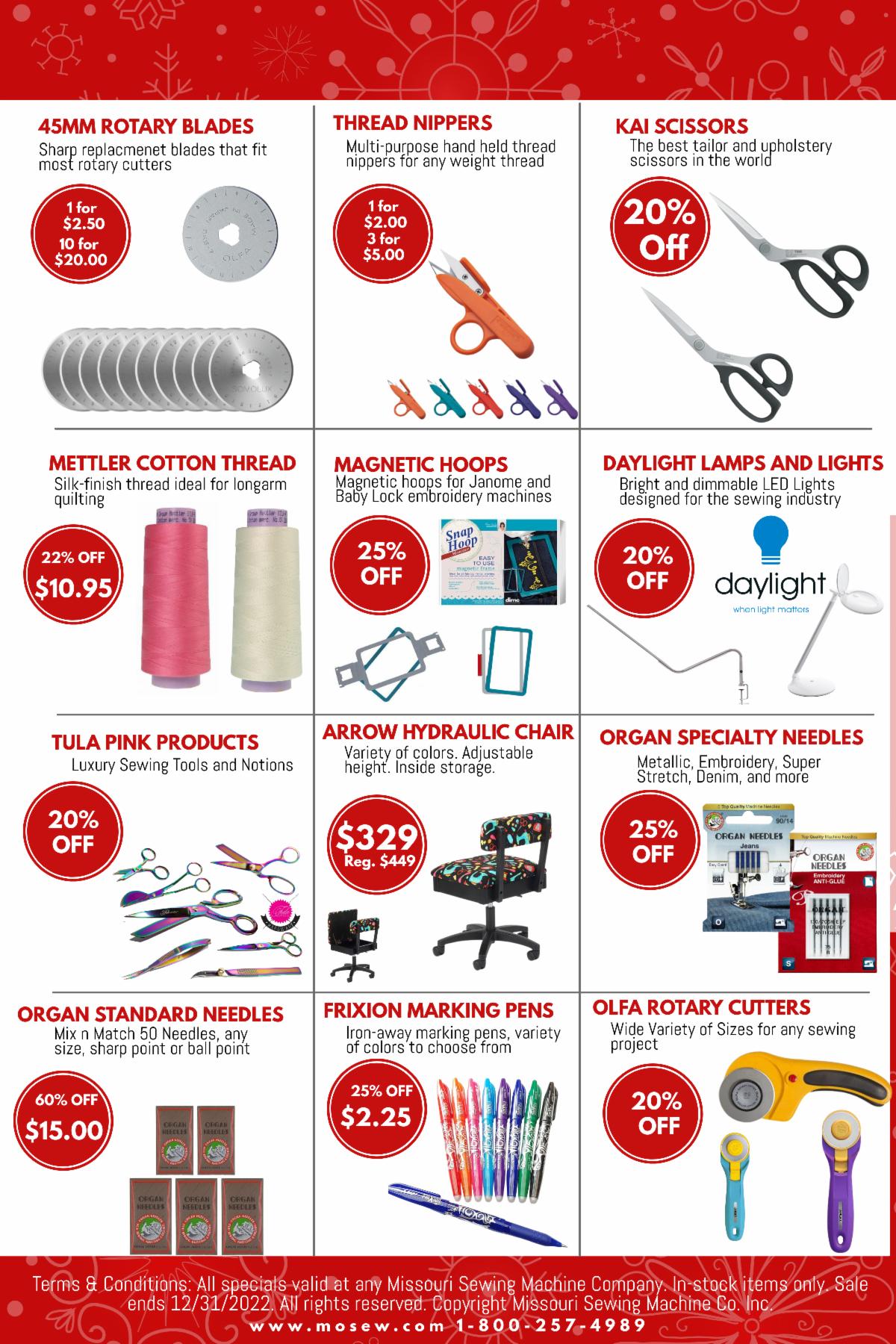 MoSew News for 12/23/2022