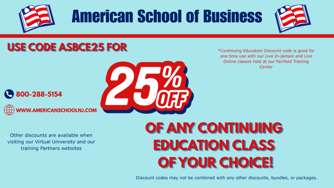 It's Your Choice...We Offer In-Person, Live Online, Self-Study Online or Hybrid...It's Your Choice