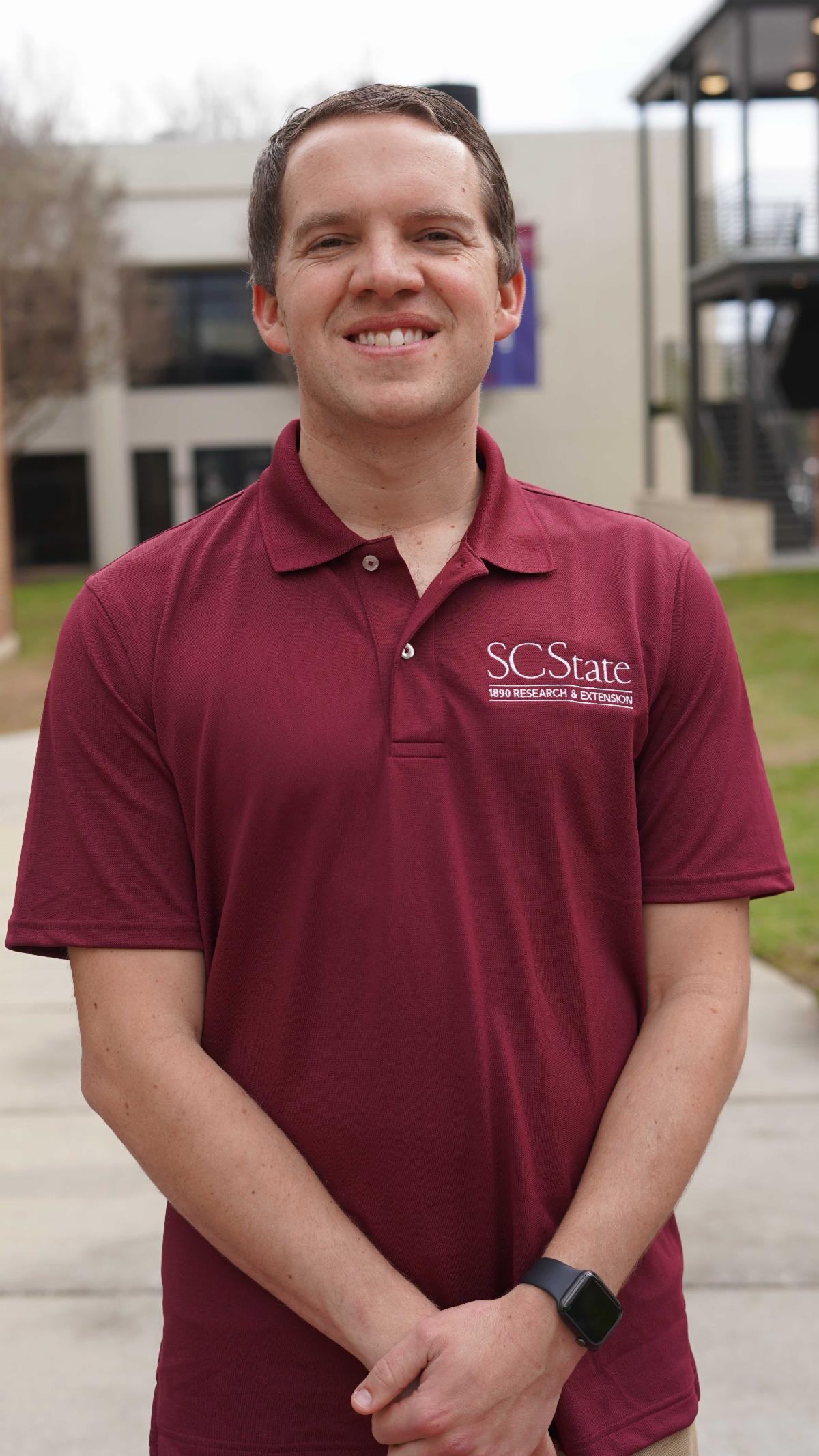 Headshot of Dr. Brandon Huber.
