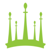 Lime green crown