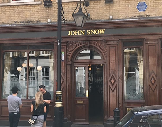 John Snow pub in Soho
