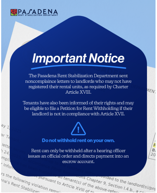Threat to landlords