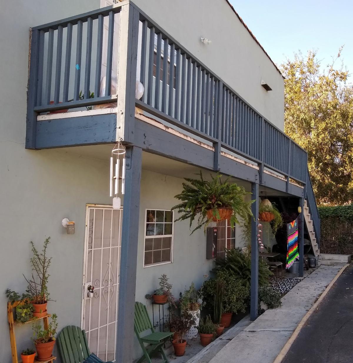 Californian balcony and staircase