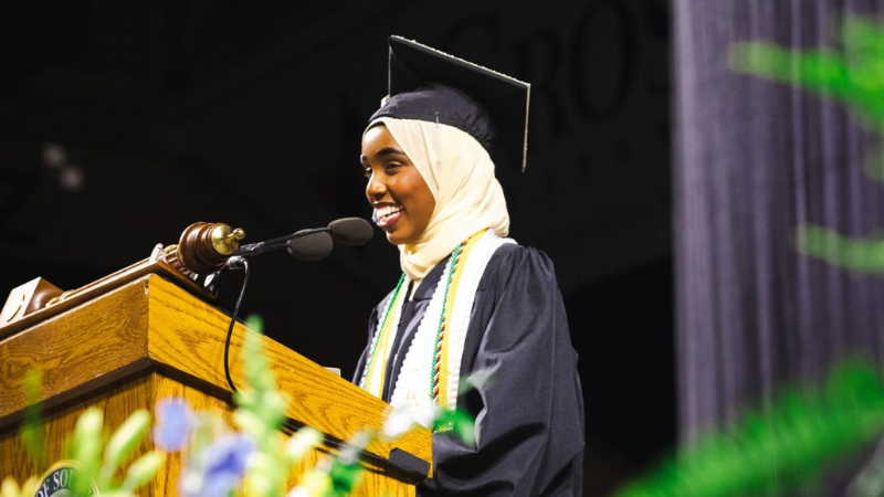 Najmo Ahmed '26, 2026 Student Commencement speaker