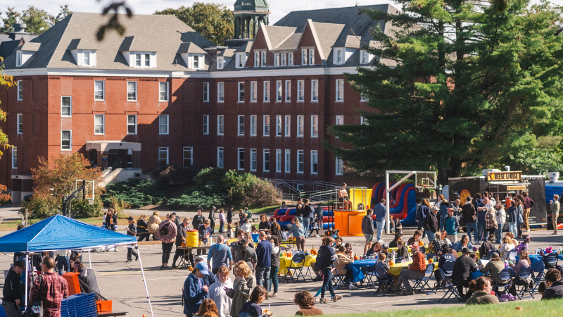 Homecoming gathering on USM Gorham campus, 2025
