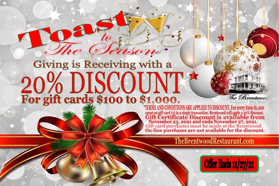 50 off Wine List and Friday Night Wine Tasting The Brentwood Restaurant