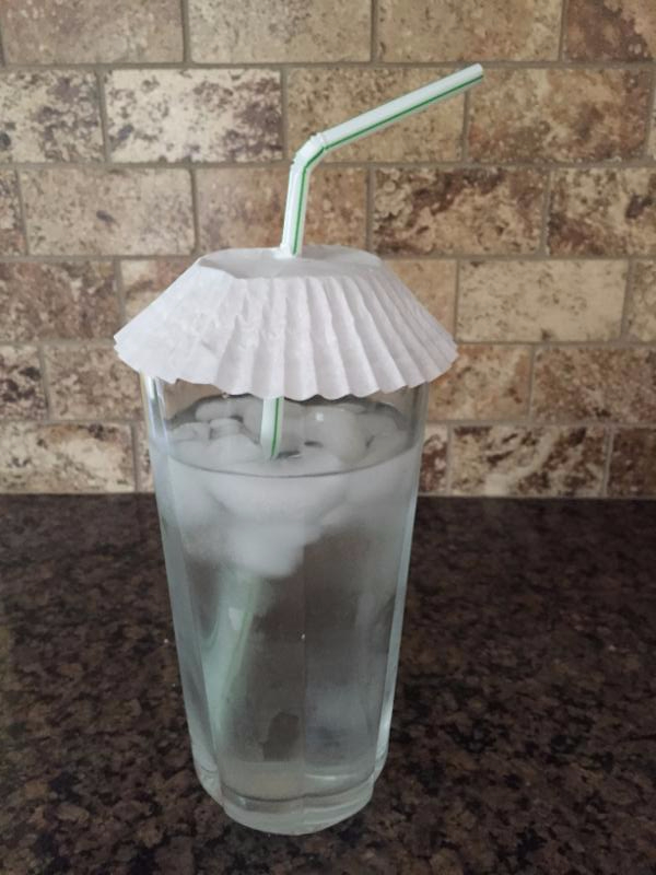 beverage with straw