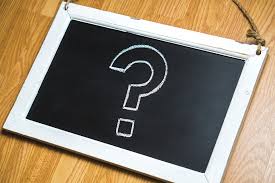 chalkboard question mark