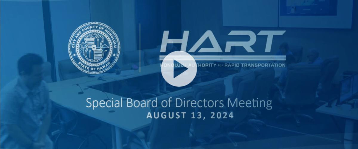 Special Board of Directors Meeting 