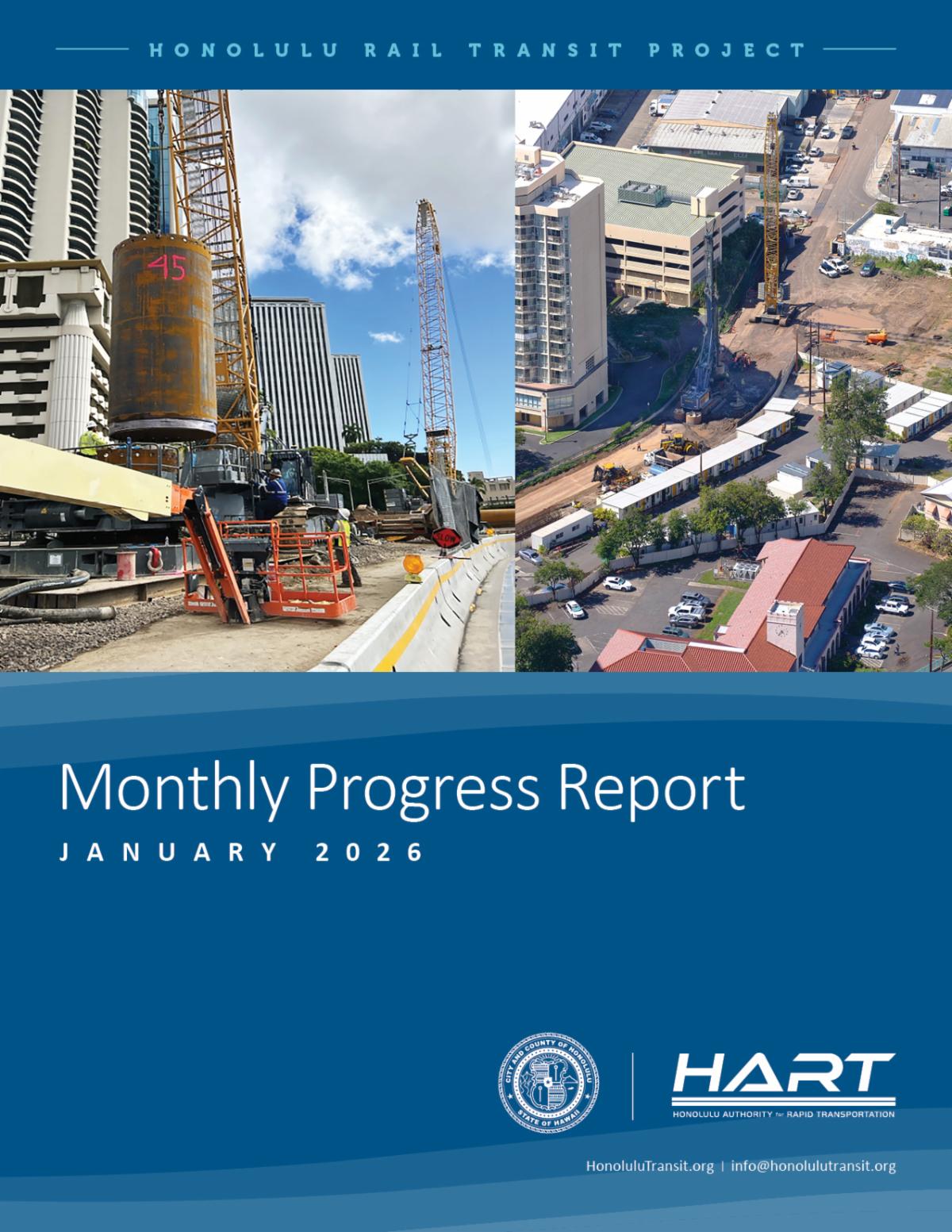 Monthly Progress Report - January 2026 Cover