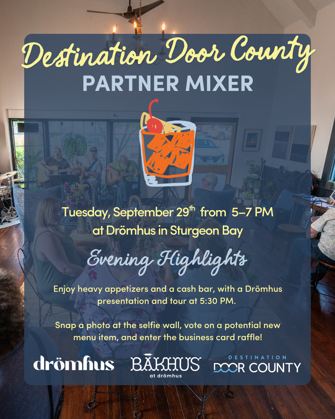 DDC Partner Mixer Tuesday Sep 29 at Dromhus