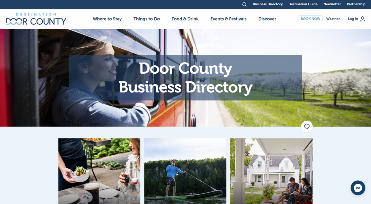 Business Directory on DoorCounty.com