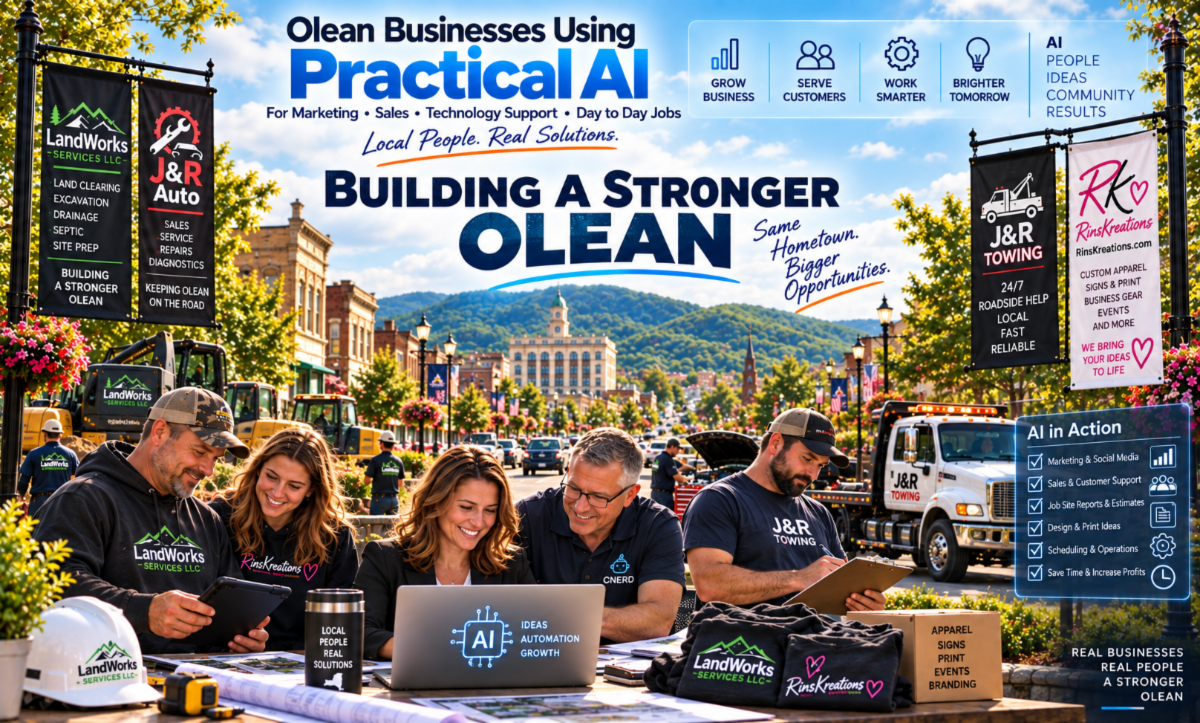 Practical AI helping local Olean businesses with everyday work