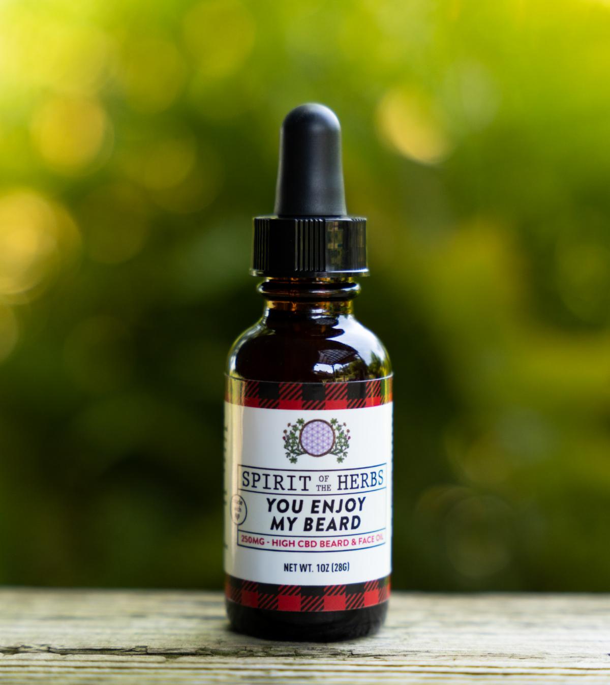 Spirit of the Herbs Full Spectrum HIGH CBD “You Enjoy My Beard” Beard & Face Oil (dropper top)