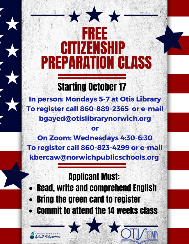 October ENewsletter from Otis Library