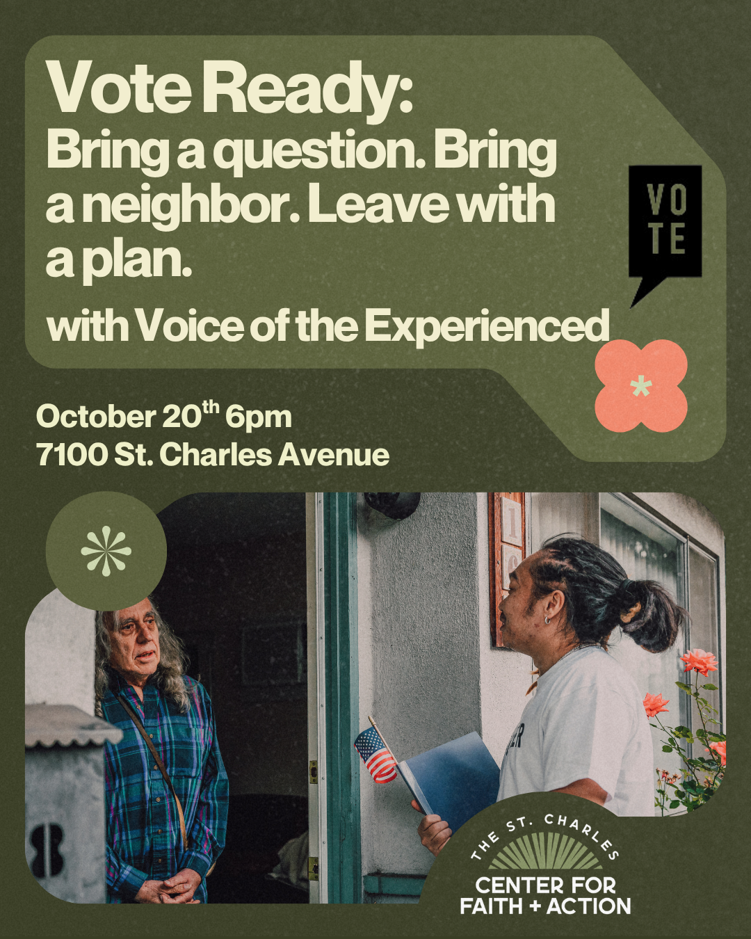 VOTE Ready event flyer