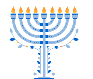 Hanukkah menorah