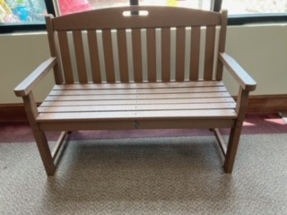 outdoor bench